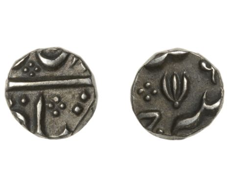 East India Company, Madras Presidency, Early coinages: Mughal style, Arkat, silver Quarter-Rupee in the name of ‘Alamgir II (