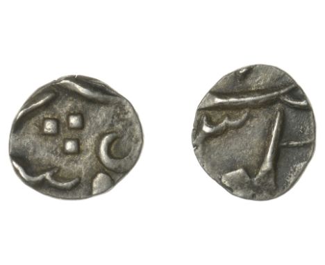 An excessively rare Sixteenth-Rupee of ‘Alamgir II   East India Company, Bombay Presidency, Early coinages: Mughal style, sil