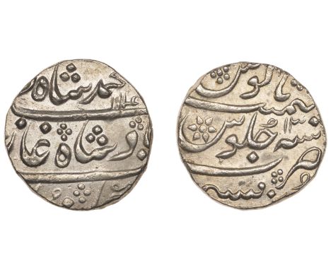 East India Company, Bombay Presidency, Early coinages: Mughal style, silver Rupee in the name of Muhammad Shah (1131-61h/1719