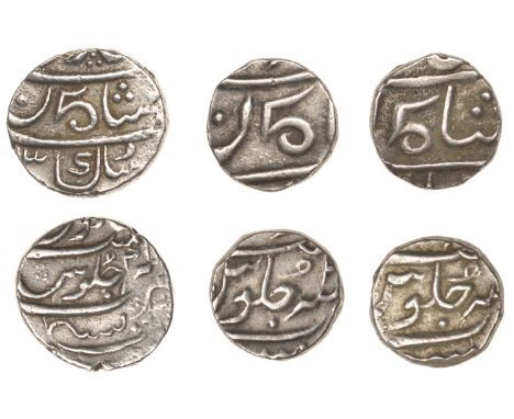 East India Company, Bombay Presidency, Early coinages: Mughal style, silver Fifth-Rupees for the Malabar Coast in the name of