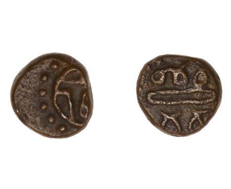 East India Company, Madras Presidency, Early coinages, copper Cash, type III, [16]78, balemark, 78 of date in lower segment, 