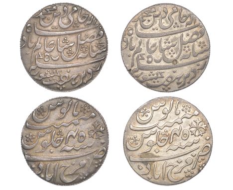 East India Company, Bengal Presidency, Farrukhabad Mint: Third phase, silver Rupees (2), in the name of ‘Shah ‘Alam II (1173-