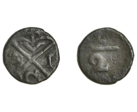 East India Company, Bombay Presidency, Early coinages: English design, copper Half-Pice in the name of George III (1760-1820)