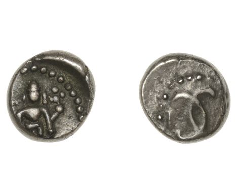 The first silver coins struck at Madras   East India Company, Madras Presidency, Early coinages, First issue [1689], silver F