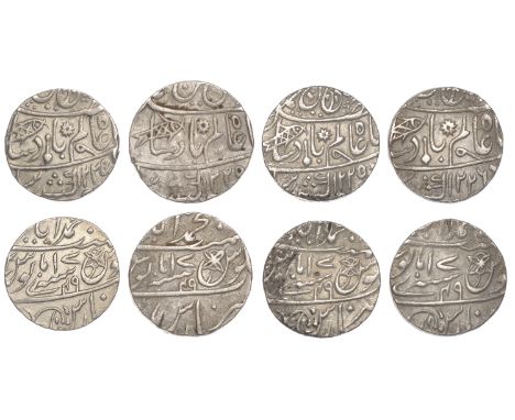 East India Company, Bengal Presidency, Benares Mint: Second phase, silver Rupees (4), in the name of ‘Shah ‘Alam II (1173-122