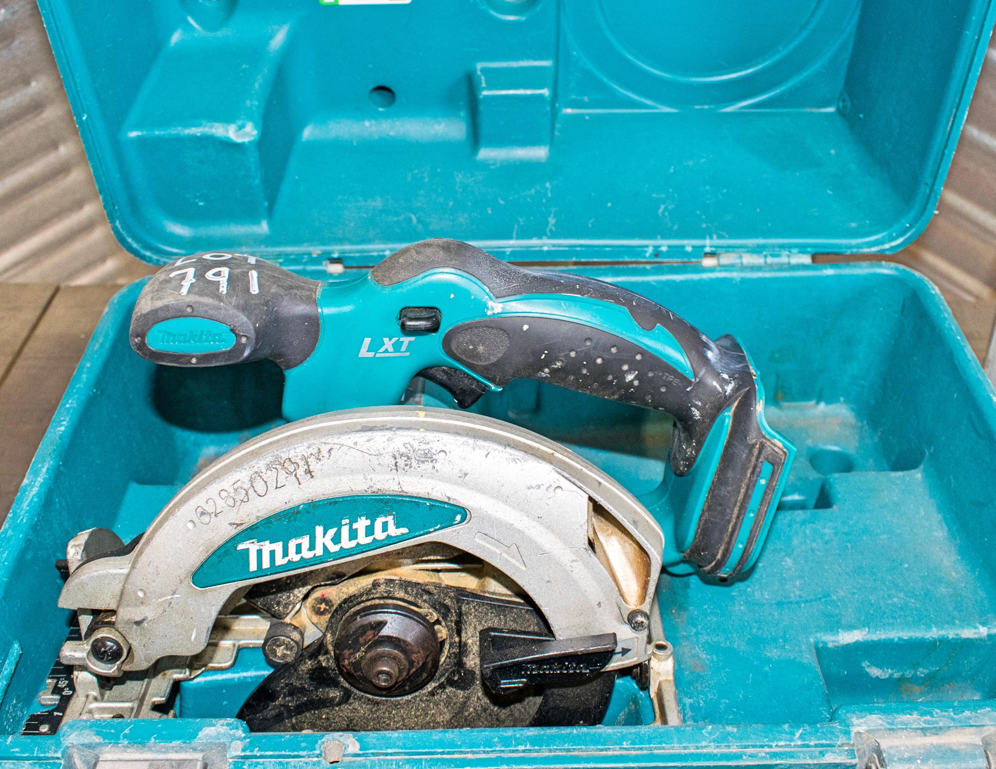 Makita cordless circular saw c/w carry case ** No charger or battery