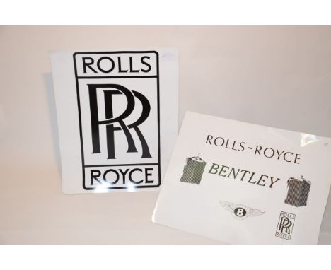 This item includes three photo ready art work sheets for the Rolls-Royce and Bentley names, logos and grilles. These two shee