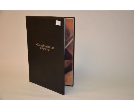 This brochure was known inside the company as the "Fingers & Thumbs" brochure. The reason is that it depicts the cratsmen who