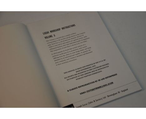 Rolls Royce Silver Shadow Lucas Workshop Manual 66-74
