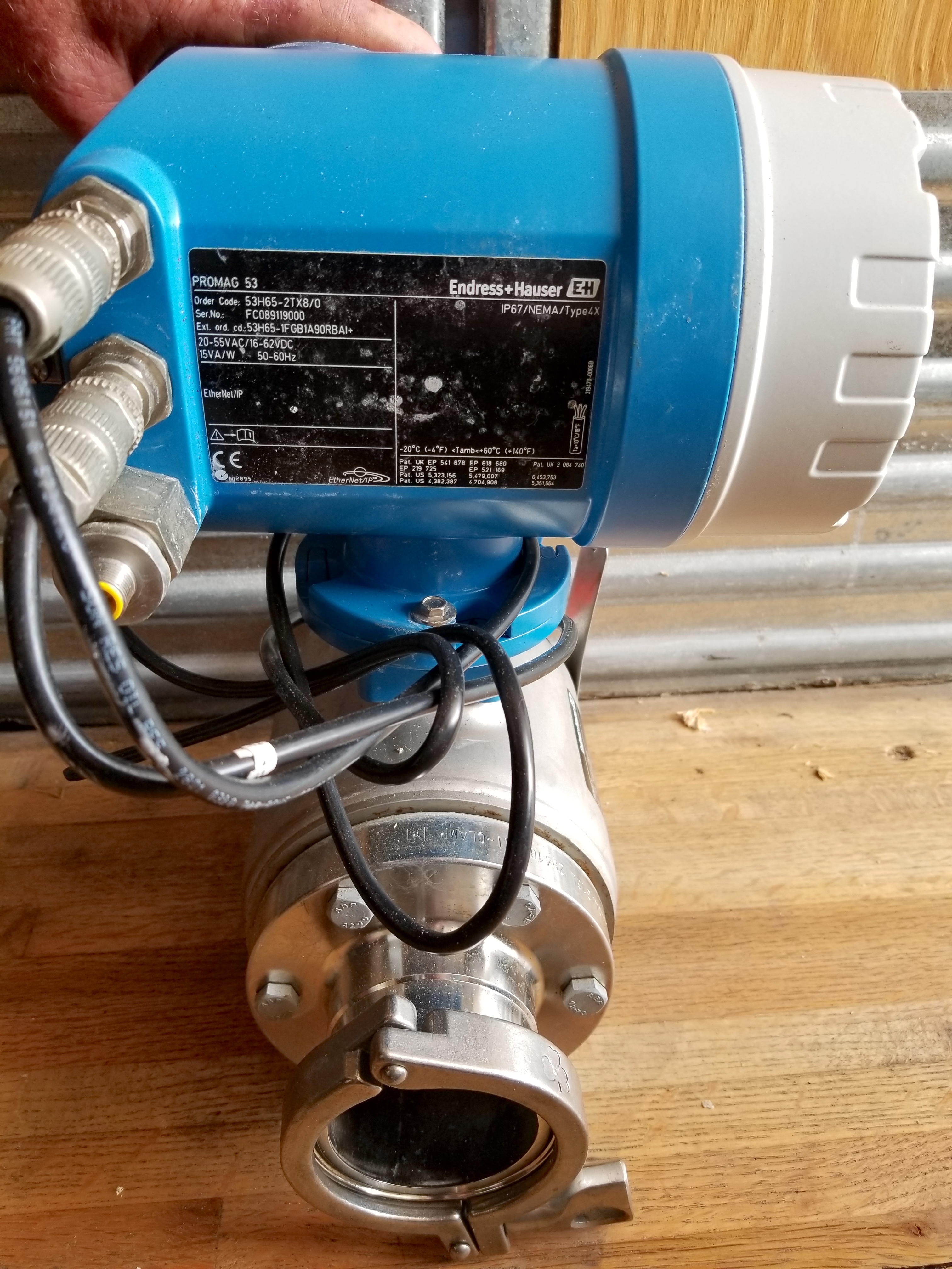 Endress Hauser 2.5 inch Promag H Flow Meter