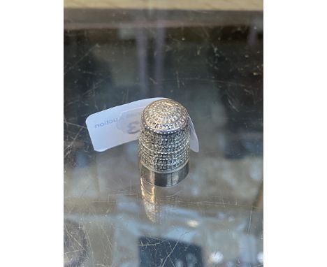 Silver thimble 