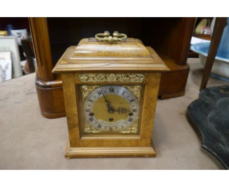 A Thwaites and Reed burr walnut bracket clock a/f