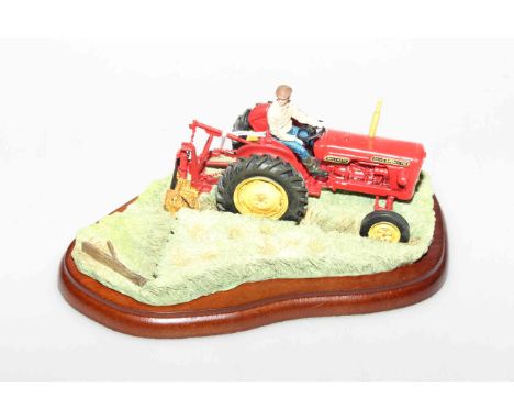 Border Fine Arts model, Hay Cutting, boxed