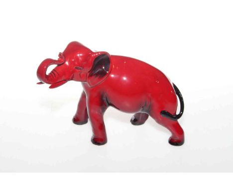 Royal Doulton Flambé model of an elephant