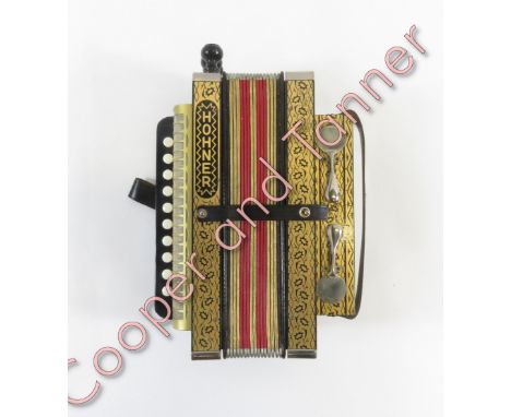 A Hohner corntina accordion