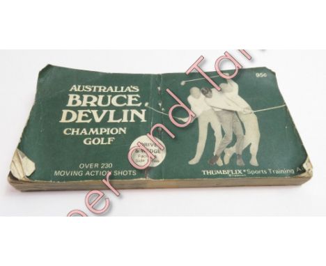 Golfing interest - Australia's Bruce Devlin champion golf Thumbflix flicker book