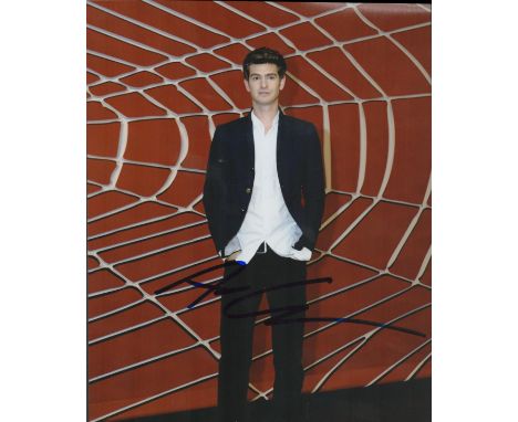 Andrew Garfield signed 10x8 colour photo. Garfield is an English and American actor. He has received various accolades, inclu