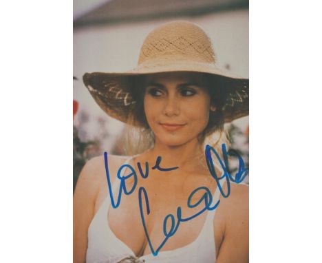 Lena Olin signed 7x5 colour photo. Olin is a Swedish actress. She has received nominations for an Academy Award, a Golden Glo