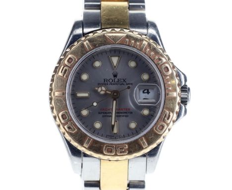 Rolex - Yacht Master 2270 Two-tone Steel & Gold Watch, ref 2270. Automatic Rolex 2135 29 Jewel Movement. Stainless steel case