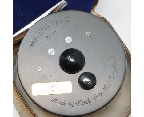 Hardy Marquis 7 fly reel in a Hardy case. UK UK P&amp;P Group 1 (£16+VAT for the first lot and £2+VAT for subsequent lots) 