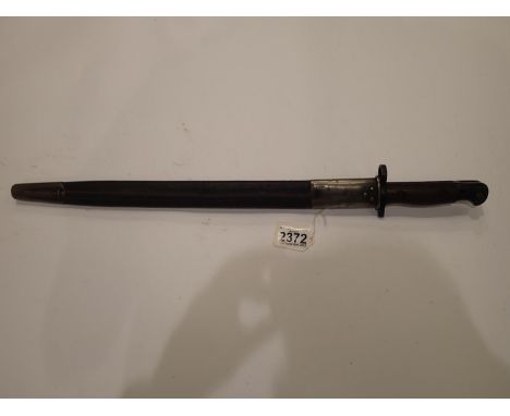 WW1 British 1907 Pattern Bayonet. Dated March 1918. Maker Wilkinson. A little tight in the scabbard but a very nice example. 