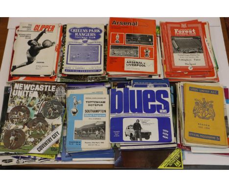 Mixed football programmes from 1950 but mainly 1970s. UK P&amp;P Group 3 (£30+VAT for the first lot and £8+VAT for subsequent