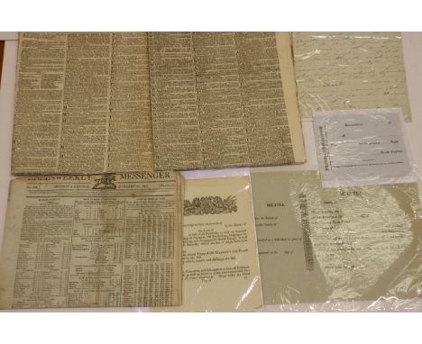 British Army and civilian documents, including some Napoleonic War period examples. UK P&amp;P Group 2 (£20+VAT for the first