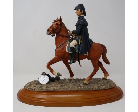 Napoleonic Wars: Richard Sefton for Country Artists limited edition composite figurine, Wellington on horseback, 125/900, H: 