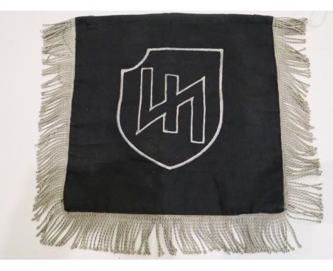 Re-Enactors-Movie Prop Das Reich Banner. Used by a re-enactment group in the making of several documentaries. UK P&amp;P Grou