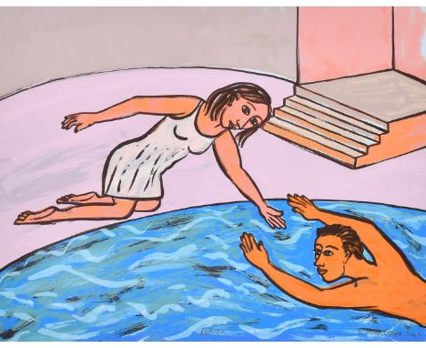 Eileen Cooper (b. 1953), 'Return', silkscreen, signed, dated 2007, inscribed and numbered 20/50 in pencil, 13" x 17" (33 x 43