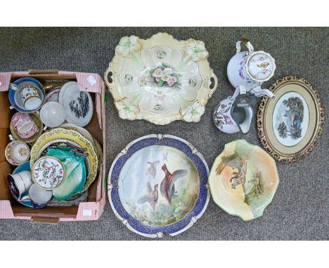 Miscellaneous Spode, John Ridgway, Royal Worcester and other English porcelain tea and coffee cups and saucers, c1820-early 2