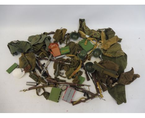 Original Action Man - a quantity of 1960s military spares.
