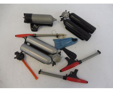 Original Action Man - a bag of underwater diver spares.