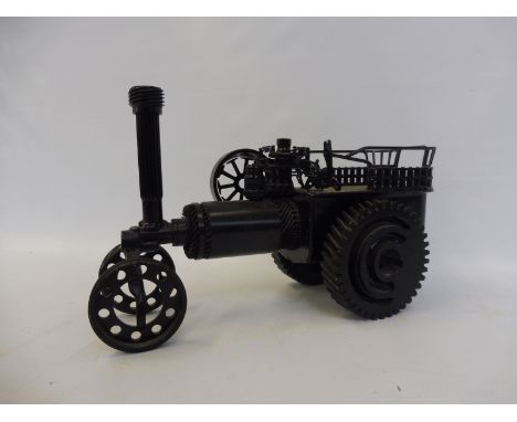 A scratch built model of a steam engine built by Tony Longhurst Metal Supplies.