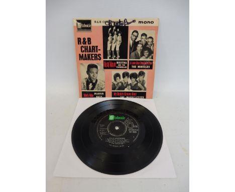 R + B Chartmakers EP, on Stateside label, SE1009, featuring Martha and the Vandellas, The Miracles, The Marvelettes and Marvi