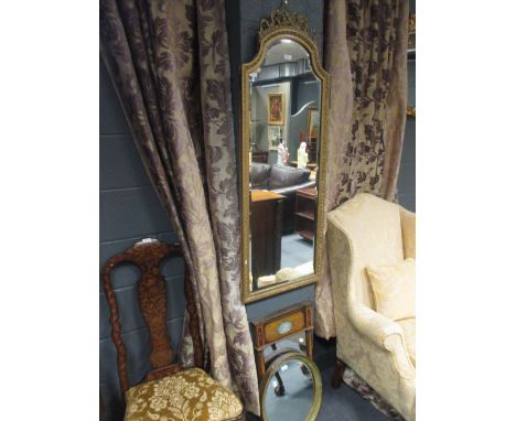A George III style mirror and two other mirrors (3)  