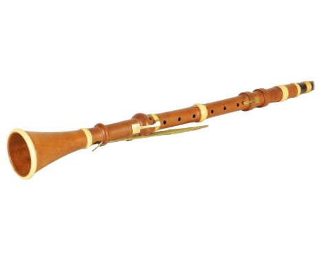 AN EARLY 19TH CENTURY BOXWOOD AND IVORY CLARINET BY GOULDING, LONDONUK Ivory Act 2018 Exemption Submission Reference - KRMUX7