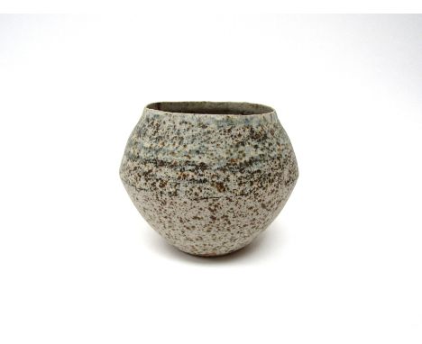 BETTY BLANDINO (1927-2011) (ARR) A handbuilt studio pottery vessel with faint makers mark to centre base, 11cm high, together