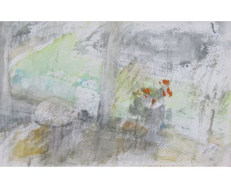HUGH CRONYN (1905-1996) A framed and glazed watercolour, 'Summer Light'. Signed bottom right and dated '86. 15.5cm x 24.5cm. 