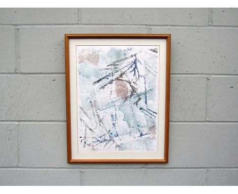 JOHN COLLINS (1918-1999) A framed and glazed absract water colour entitled 'Mahler-song of the Earth'.  Collins was head of p