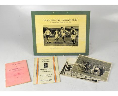 FOOTBALL; a quantity of related ephemera, mostly Preston North End, to include 1964 Saturday March 14th Preston North End vs 