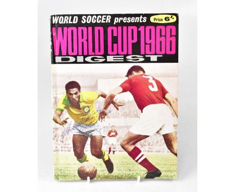 FOOTBALL; a multi-signed World Cup 1966 Digest booklet, containing a large number of signatures, including Pelé, England team