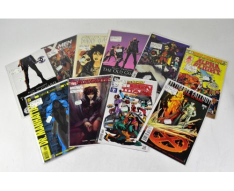 Twenty Marvel and other comics including signed first editions and special covers to include, 1-4 2012 of 'Before Watchmen, D