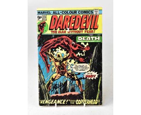 DAREDEVIL; a Marvel comic numbered 125, bearing the signature of Stan Lee and another to the cover.We have not authenticated 