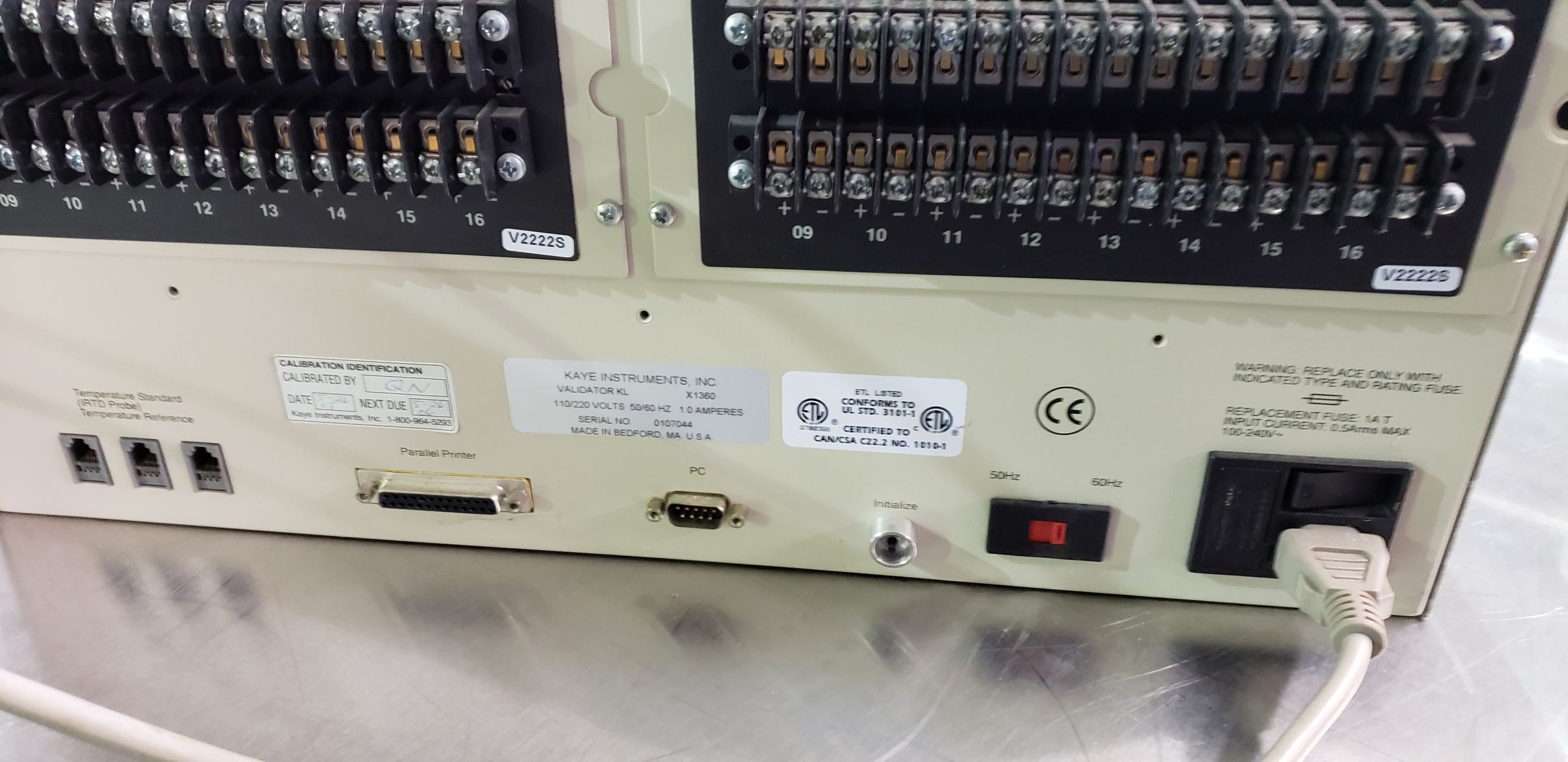 Kaye Instruments Validator KL Thermal Validation System, Serial# 0107044.