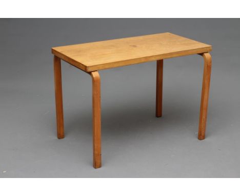 ALVAR AALTO (1998-1976), for Finmar Ltd., a birch and ply bentwood dining table, no label, 39" x 20 3/4" x 27 1/4" (Est. plus