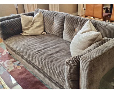 2 x Design by Amara Snake Textured Velvet Cushions 40cm (Apt 1)
