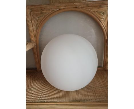 PK Green UK Modern Round Floor Lamp, 40cm tall Ball, Warm White LED Light(Apt 10)