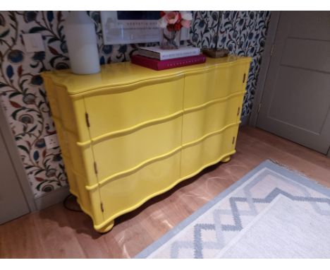 Julian Chichester Regency Short Wave Cabinet A single length wave cabinet with a pair of push open doors. Inside are two adju