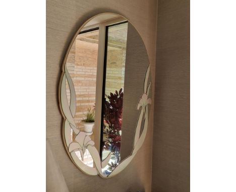 David Marshall Flower Mirror (Scottish&nbsp; B. 1942). David Marshall has been designing and manufacturing furniture accessor